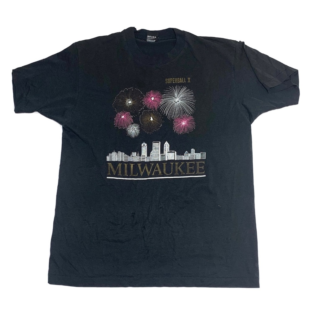 Milwaukee Superball 4 Vintage 90’s Single Stitch Shirt Thrashed